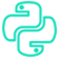 Image showing python programming language logo.
